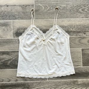 VINTAGE CHRISTIAN DIOR lace, slip tank